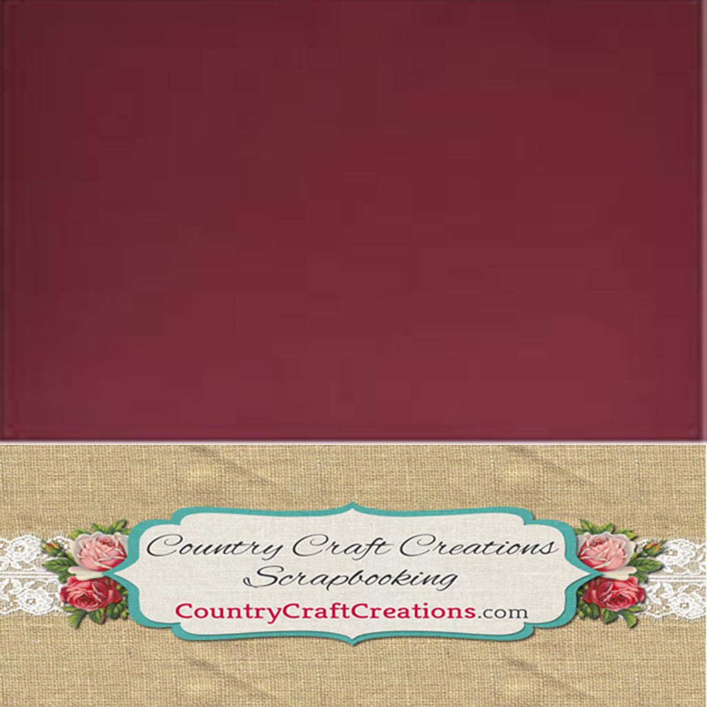 Artisan Cardstock - Linen - Burgundy 8 1/2 x 11 – Country Craft Creations