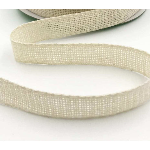 Ribbon - 3/4”Soft Open Weave Ribbon with Woven Edge