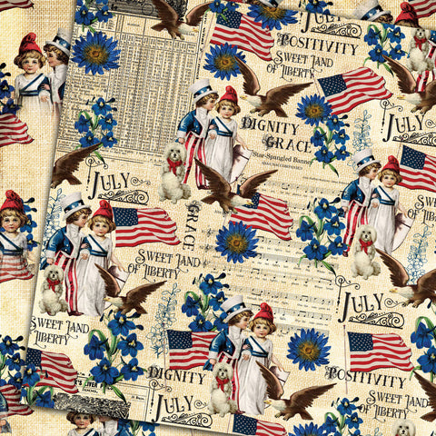 Country Craft Creations - Remember the Time Calendar Collection - 12x12 - Cotton Bristol