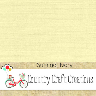 Artisan Cardstock - Linen - Summer Ivory- 12x12- 24 Pack