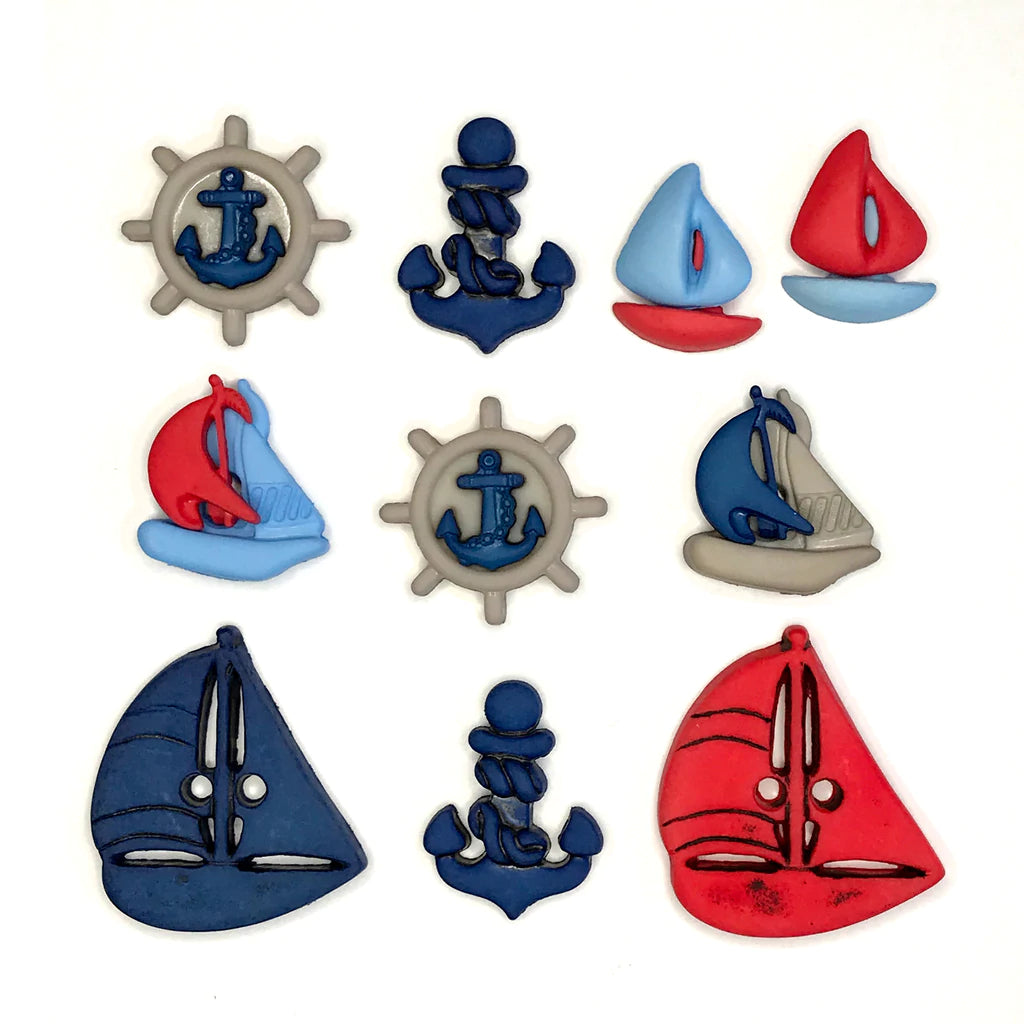 Buttons Galore & More - Buttons - Come Sail Away / 4347