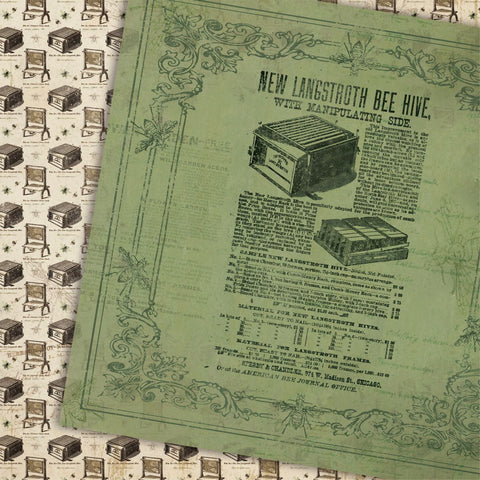 Country Craft Creations - Always Happy - 8x8 - Cotton Bristol