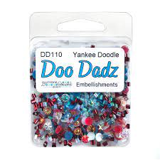 Buttons Galore & More - Shaker Embellishments - Doo Dadz - Yankee Doodle/DD110