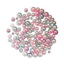 Buttons Galore & More - Shaker Embellishments - Pearlz - Fresh Water /PZ101