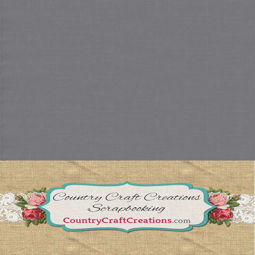 Artisan Cardstock - Linen - Gray / Single Sheets