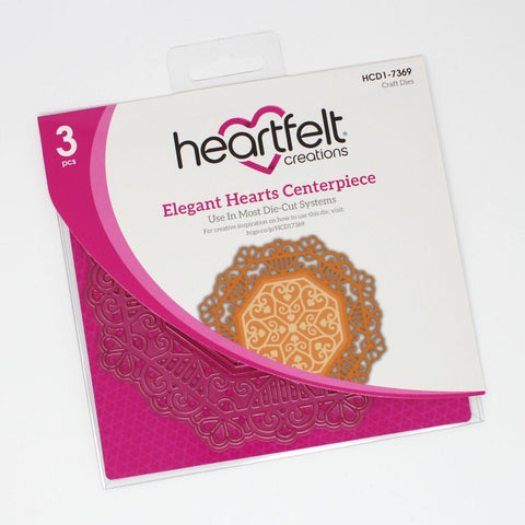 Heartfelt Creations - Die Set - Elegant Hearts Centerpiece / 7369**