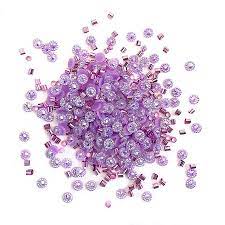 Buttons Galore & More - Shaker Embellishments - Doo Dadz - Purple Rain /DD105