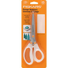 Scissors - Fiskars  - Fringe  / White