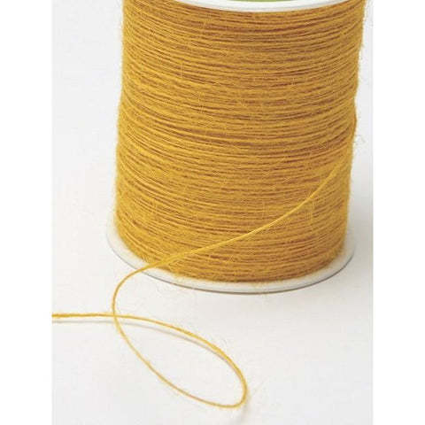 Jute Burlap String Cord Ribbon - Yellow