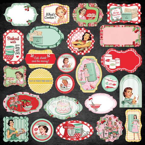 Country Craft Creations - What's Cooking - 8x8 - Cotton Bristolol