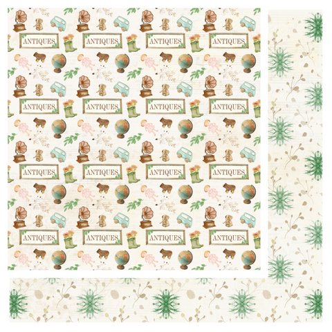 Country Craft Creations - Attic Antiques - 8x8 28 Sheets
