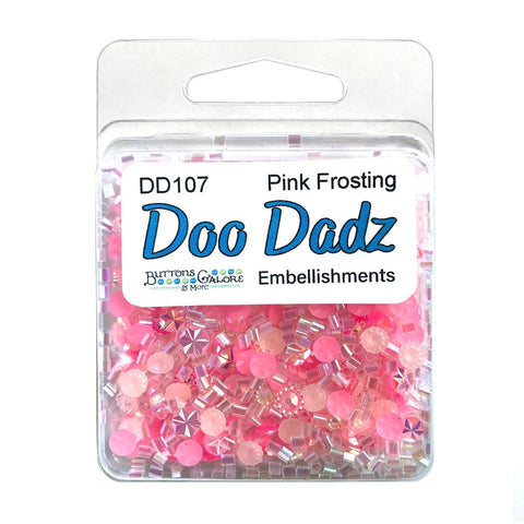 Buttons Galore & More - Shaker Embellishments - Doo Dadz - Pink Frosting / DD107