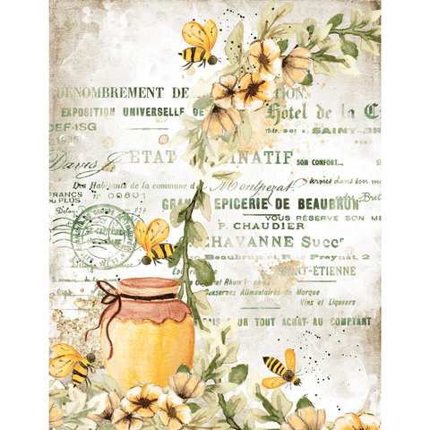 Country Craft Creations - Bee House - 8 1/2x11 - Cotton Bristol